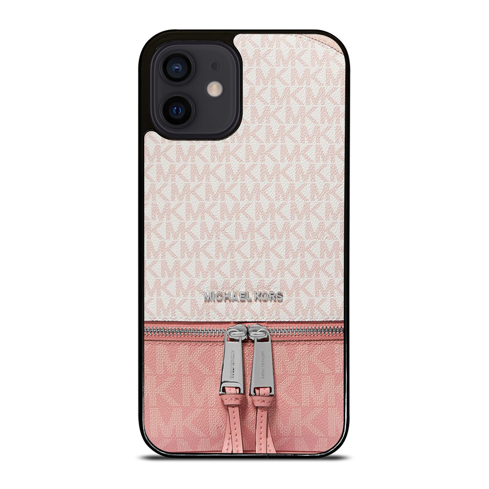 MICHAEL KORS MK LOGO BACKPACK PINK BAG iPhone 12 Mini Case Cover